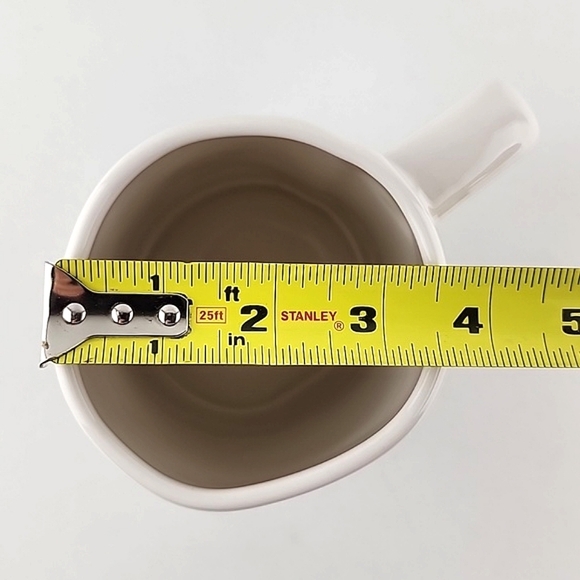 ⭐️2/ $50⭐️ Rae Dunn Artisan Collection Coffee Mug White Large Letters HIP HOP - Picture 10 of 10